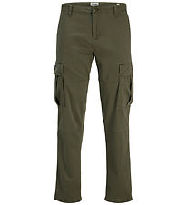 Jack & Jones Bukser - JpstKane - Cargo - Olive Night
