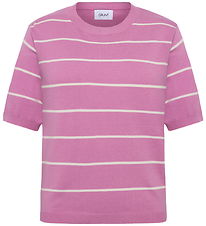 Grunt T-shirt - Strik - GrFerro - Rose Stripe