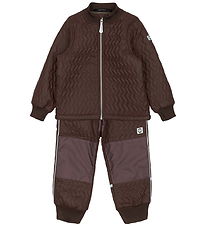 Mikk-Line Termotøj m. Fleece - Duvet - French Roast