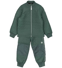 Mikk-Line Termotøj m. Fleece - Duvet - Balsam Green