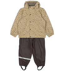 Mikk-Line Regntøj m. Fleece - PU - Cornstalk