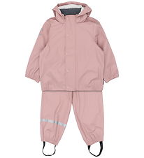 Mikk-Line Regntøj m. Fleece - PU - Woodrose
