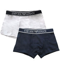 Emporio Armani Boxershorts - 2-Pak - Hvid/Navy