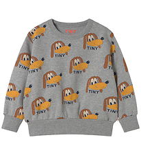 Tiny Cottons Sweatshirt - Dogs - Medium Grey Heather