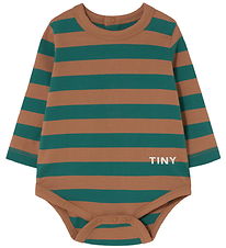 Tiny Cottons Body l/æ - Stripes - Dark Green