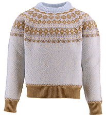 Moncler Bluse - Strik - Uld - Light Blue