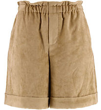 Moncler Shorts - Fløjl - Medium Beige