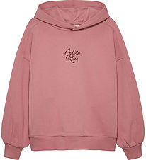 Calvin Klein Hættetrøje - Script Logo Graphic - Brandied Apricot