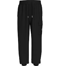 Calvin Klein Sweatpants - Badge Relazed - Ck Black