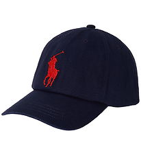 Polo Ralph Lauren Kasket - Navy /Rød m. Logo