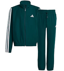 adidas Performance Træningssæt - J 3S WV TS - AURIVY/WHITE