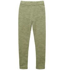 Engel Leggings - Uld - Sage Green Melange