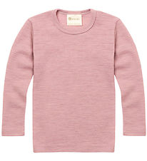 Engel Bluse - Uld - Rosewood Melange