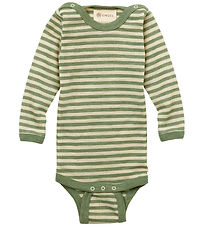 Engel Body l/æ - Uld - Sage Green Melange/Natural