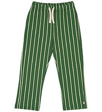 Müsli Sweatpants - Pinstripe - Green Gables/Oak