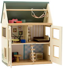 Kids Concept Dukkehus - Aiden - Træ/Multifarve