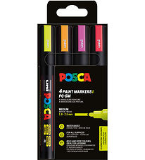 Posca Tuscher - PC-5M - 4 stk. - Neon