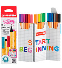 Stabilo Tuscher - Pen 88 - 18 stk - Multifarvet