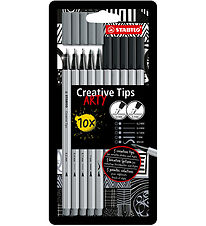 Stabilo Tuscher - Creative Tips Arty - 10 stk - Sort