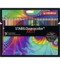 Stabilo Farveblyanter - Aquacolor Arty - 36 stk - Multifarvet