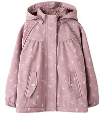 Name It Softshelljakke m. Fleece - NmfAlfa08 - Ashape - Woodrose