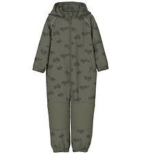 Name It Softshelldragt m. Fleece - NmmAlfa08 - Noos - Dusty Oliv
