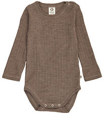 Müsli Body l/æ - Woolly - Uld - Walnut Melange