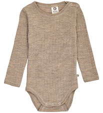 Müsli Body l/æ - Rib - Woolly - Uld - Balsam Melange