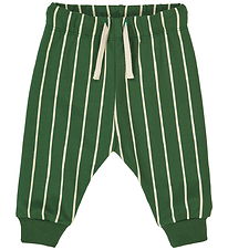 Müsli Sweatpants - Pinstripe - Green Gables/Oak