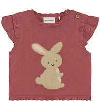 Minymo Vest Knit - Withered Rose
