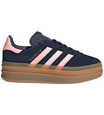 adidas Originals Sko - Gazelle Bold J - NINDIG/GLOPNK/GOLDMT