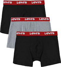 Levis Boxershorts - 3-pak - Black/Grey Combo