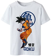 Name It T-shirt - NkmParly Dragon Ball - Bright White