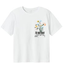 Name It T-shirt - NkmLaurel - Bright White