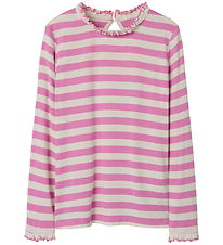 Name It Bluse - NkfPrakula - Fuchsia Pink/Bright White