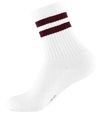 Name It Strømper - NkmJans - Bright White/Fig