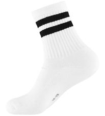 Name It Strømper - NkmJans - Bright White/Sort