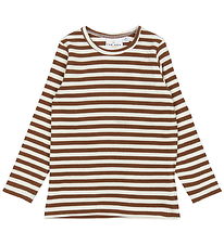 The New Siblings Bluse - Rib - TnstFro - Toffee Striped