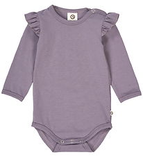 Müsli Body l/æ - Cozy Me Frill - Lilac Fog