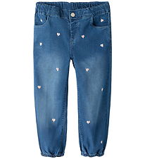 Name It Jeans - NmfRose - Dark Blue Denim/HEARTS EMB