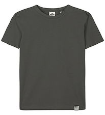 Mads Nørgaard T-shirt - Fine Jersey Thorlino - Asphalt