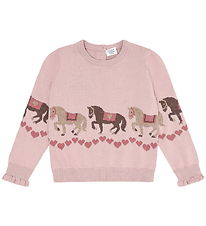 Hust and Claire Bluse - Strik - Pani Horse - Adobe Rose
