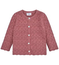 Hust and Claire Cardigan - Strik - Cilja Pointelle - Dry Rose