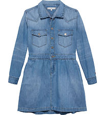 Tommy Hilfiger Kjole - Denim - Vicosedenim Blue
