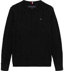 Tommy Hilfiger Bluse - Strik - Cable - Black
