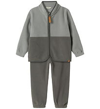 Lil' Atelier Fleecejakke - NmmLaspektra - Ultimate Grey