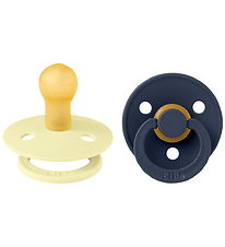 BIBS Colour Sutter - Str. 1 - 2-pak - Rund - Luna/Deep Space