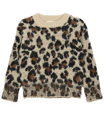 The New Bluse - Strik - TnPamilla - Feather Gray AOP