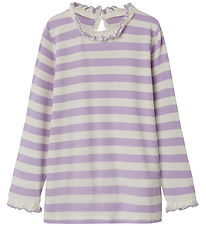 Name It Bluse - NmfPrakula - Lavendula/Bright White