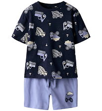 Name It Shortssæt - NmmHector - Navy Blazer/W Infinity